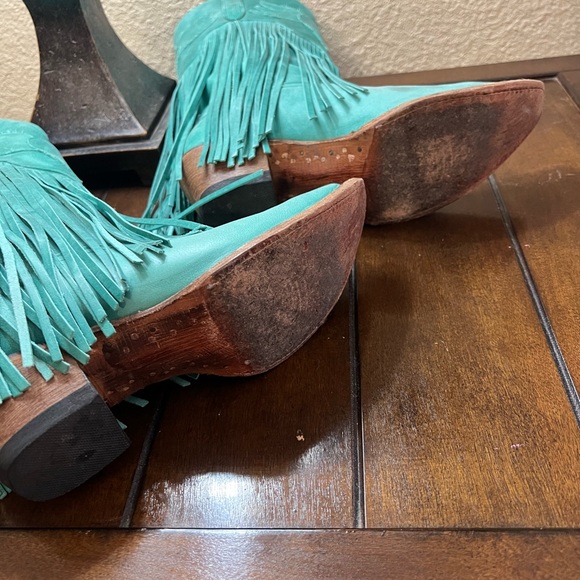 JUNK GYPSY BY LANE WOMEN'S DREAMER FRINGE WESTERN BOOTS - SNIP TOE - Picture 5 of 8